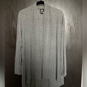 Bobeau flyaway hem cardigan